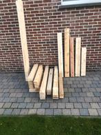 Partij timmerhout planken en balkjes, Doe-het-zelf en Bouw, Hout en Planken, Ophalen of Verzenden, Zo goed als nieuw