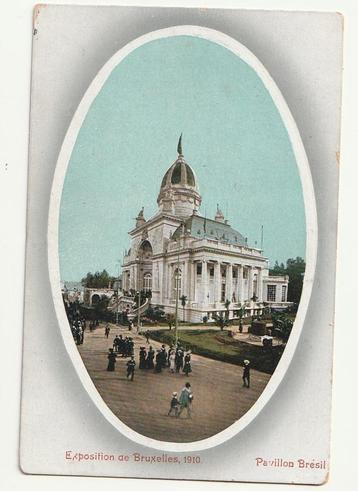 Exposition de Bruxelles 1910 Pavillon Brésil - animée 