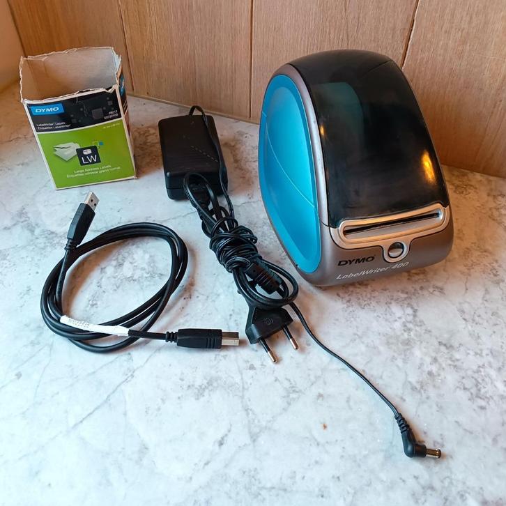 Dymo Labelwriter 400 + 2x rol adreslabels, Computers en Software, Labelprinters, Gebruikt, Azerty, Etiket, Tape-label, Ophalen of Verzenden