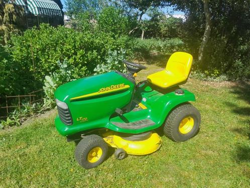 John Deere LT170, 16pk 2 cilinder, hydrostaat, Freedom mulch, Tuin en Terras, Zitmaaiers, Gebruikt, 90 tot 120 cm, Elektrische starter