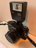 foto kamera RICOH XR 500   analoog met etui,s, Ophalen of Verzenden, Zo goed als nieuw, Compact
