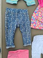 blauwe broek met bloemen Zara 6-9m/74cm, Kinderen en Baby's, Babykleding | Maat 74, Ophalen, Zo goed als nieuw