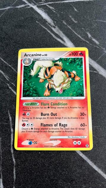 Arcanine 1/111 rare holo beschikbaar voor biedingen