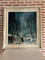 Schilderij in mooi uniek kader, perfecte staat, Enlèvement