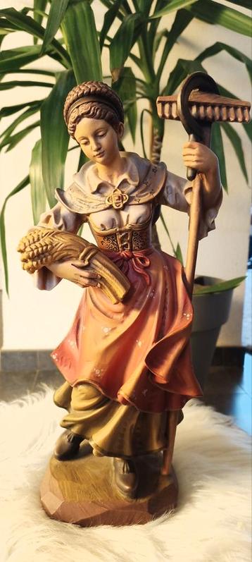 Hout heilige Sint Notburga beeld beschikbaar voor biedingen