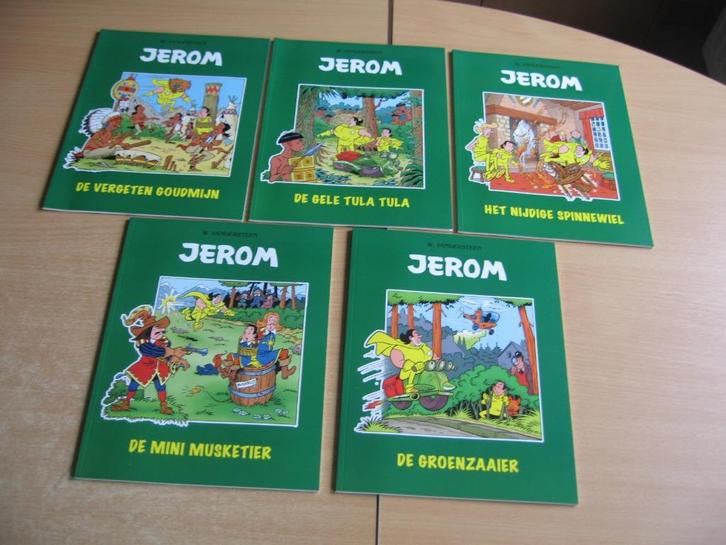 Jerom - Adhemar uitgaven : Deel 1 t.e.m. 5 - 1e druk 2008., Boeken, Stripverhalen, Nieuw, Complete serie of reeks, Ophalen of Verzenden