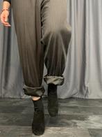 Gratis verzenden luxe zwarte leren blokhaklaarzen mt 39, Kleding | Dames, Verzenden, Zwart, Lage of Enkellaarzen, Zo goed als nieuw