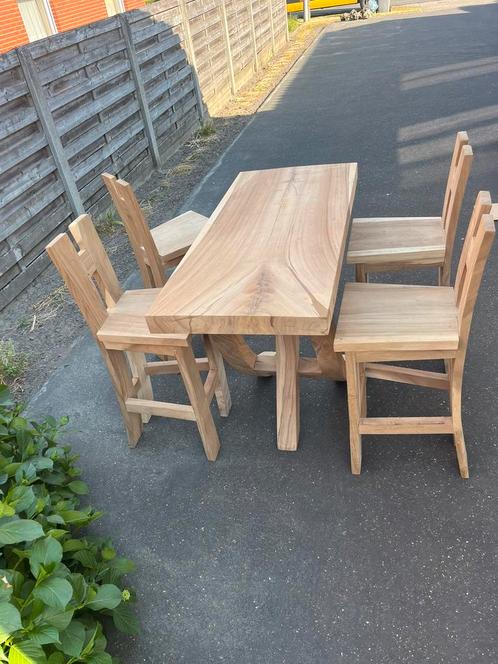 Designtafel met krukken, Tuin en Terras, Tuinsets en Loungesets, Nieuw, Ophalen