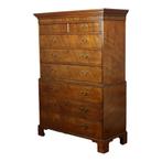 Antieke Mahonie Kast Tallboy Chest on Chest George III 19de, Antiek en Kunst, Ophalen