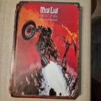 Metalen mancave borden Muziek/Zangers, Ophalen of Verzenden, Zo goed als nieuw