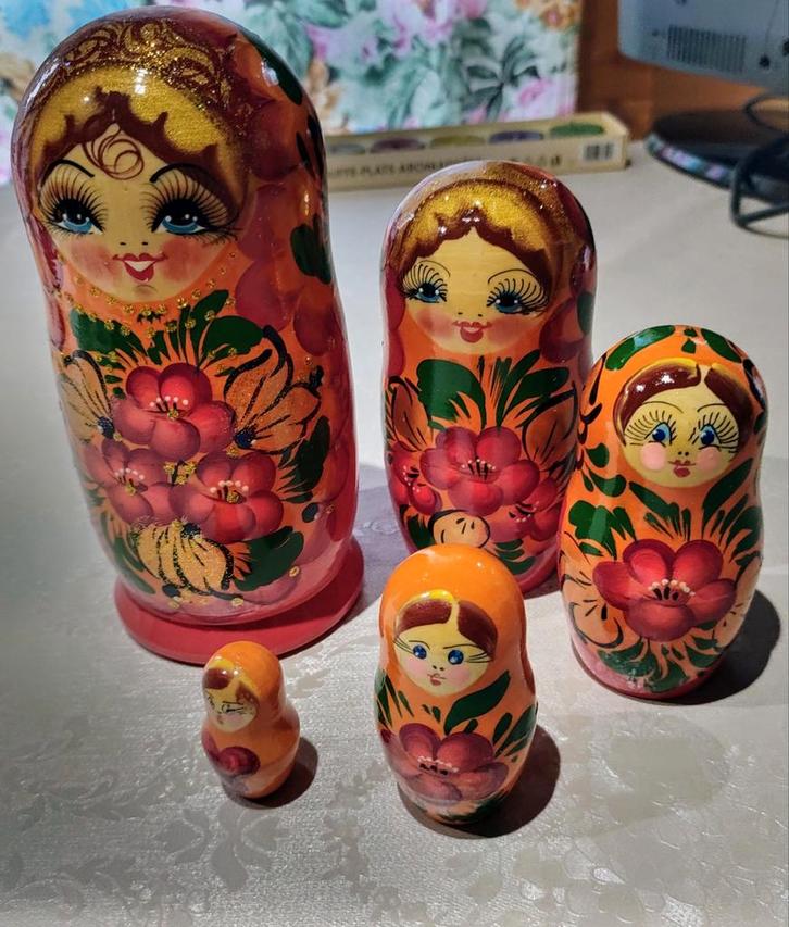 Traditionele Russische Matroesjka-poppen, Collections, Poupées, Neuf, Poupée, Enlèvement