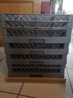 120 casiers lavables 16 compartiments et 2 rehausses, Articles professionnels, Enlèvement, Utilisé, Laver et Sécher