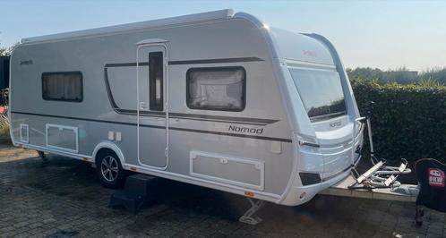 Dethleffs Nomad 560 RET, Caravans en Kamperen, Caravans, Particulier, Dethleffs, Fietsenrek, Ophalen