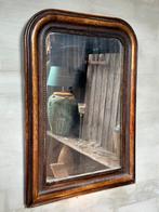 Antieke spiegel - 86 cm hoog + 62 cm breed, 50 tot 100 cm, Minder dan 100 cm, Rechthoekig, Ophalen of Verzenden