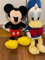 Knuffel Mickey Mouse en Donald Duck, Kinderen en Baby's, Speelgoed | Knuffels en Pluche, Ophalen of Verzenden, Gebruikt