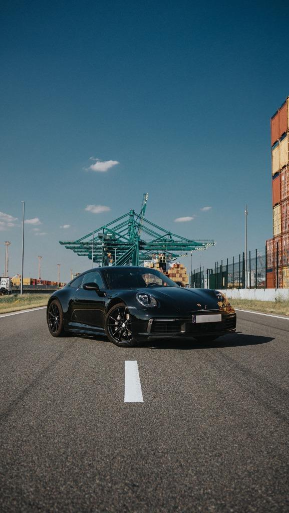 Porsche 992 Carrera 4 Te Huur, Auto's, Porsche, Bedrijf, Benzine, Coupé, Automaat, Zwart, Leder, Vierwielaandrijving, Ophalen