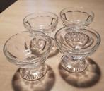 4 ijscoupes, Glas of Glazen, Ophalen of Verzenden, Overige stijlen, Glas