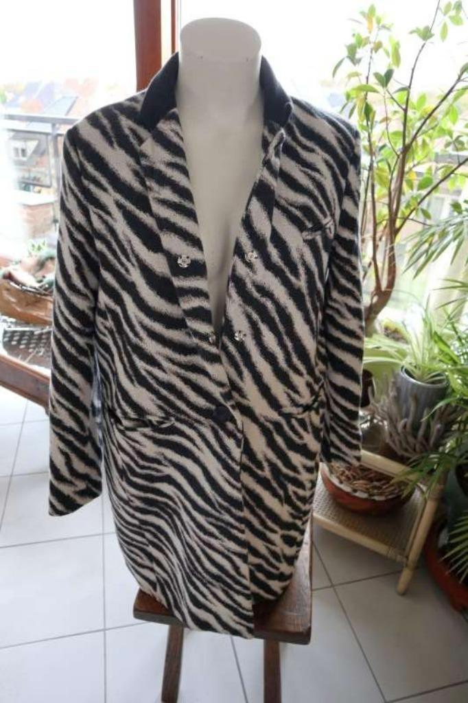 luipaars Mango jas, Kleding | Dames, Jassen | Winter, Zo goed als nieuw, Maat 38/40 (M), Overige kleuren, Ophalen of Verzenden