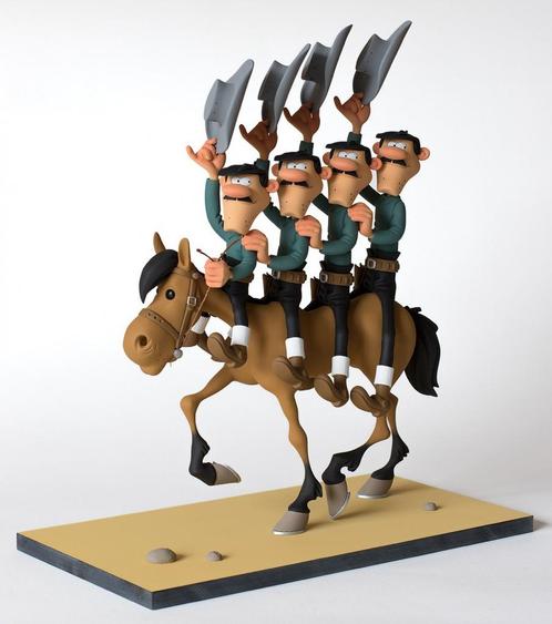 Figurine Fariboles Lucky Luke« les Daltons à cheval », Verzamelen, Stripfiguren, Nieuw