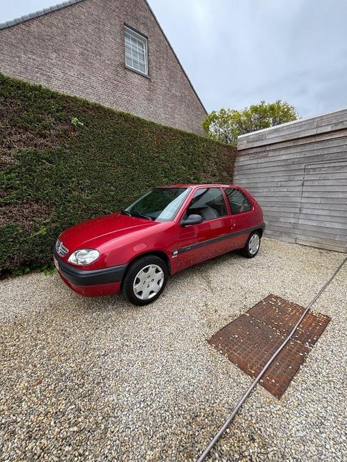 Citroen Saxo 1.1 Chrono, Autos, Citroën, Particulier, Saxo, Airbags, Essence, Hatchback, 3 portes, Boîte manuelle, Rouge, Noir