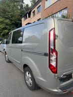 Ford transit custom 2l 130 pk zeer goede staat 6 zitplaatsen, Auto's, Stof, Euro 6, Beige, Overige kleuren