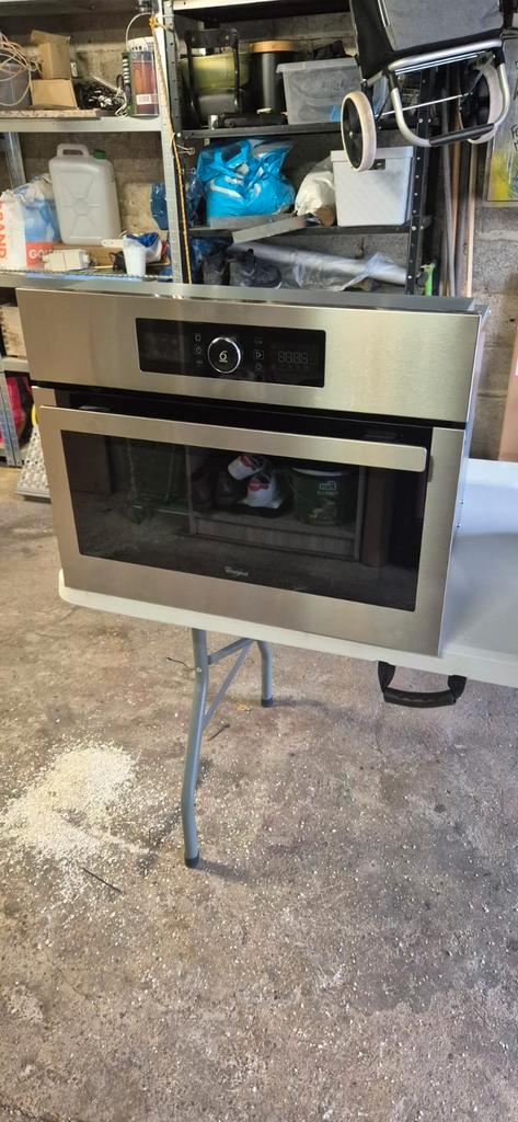 Te koop: Whirlpool AMW 504/IX inbouwmagnetron – RVS, Huis en Inrichting, Keuken | Keukenbenodigdheden, Ophalen