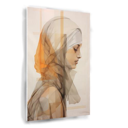Poster en plastique Thought in Golden Silence 60x90cm, Antiquités & Art, Art | Dessins & Photographie, Envoi