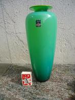 Murano-groene opaline vaas, Antiek en Kunst, Ophalen of Verzenden