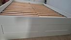 Ikea Brimnes 2 personen bed, Huis en Inrichting, Slaapkamer | Bedden, Ophalen, Gebruikt, 200 cm, 160 cm
