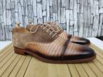Melik bruin serpent + suede herenschoenen - Maat 42, Bruin, Verzenden, Nieuw, Melik