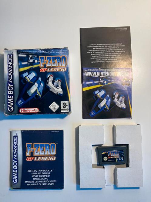Nintendo Gameboy Advance F Zero GP Legend Spel CIB, Games en Spelcomputers, Games | Nintendo Game Boy, Zo goed als nieuw, Avontuur en Actie