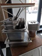 Bacs gastronomiques inox à vendre uniquement en lot, Enlèvement