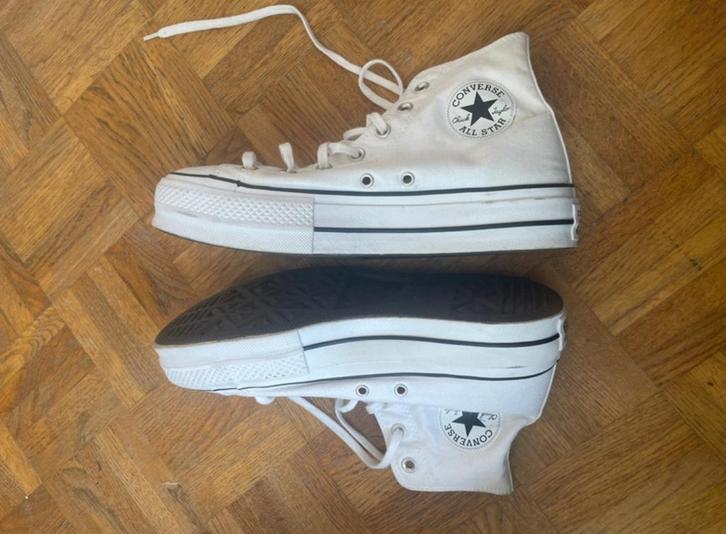 Converse Chuck Taylor All Star witte enkellaarzen, Kleding | Heren, Schoenen, Zo goed als nieuw, Sneakers, Wit, Ophalen