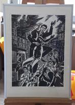 Frans Masereel Houtsnede, Ophalen