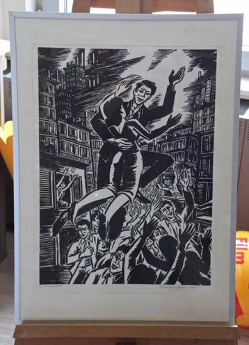 Frans Masereel Houtsnede beschikbaar voor biedingen