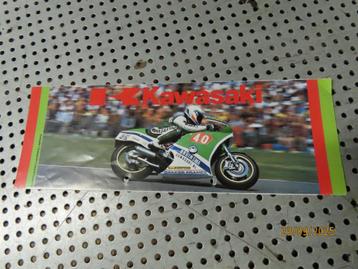 Kleurenfolder Folder Kawasaki Motoren 1984 Reclame Poster 84 beschikbaar voor biedingen