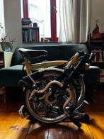 BROMPTON BEIGE + BROOKS ZADEL, Fietsen en Brommers, Fietsen | Vouwfietsen, Ophalen, Brompton, Versnellingen, Zo goed als nieuw