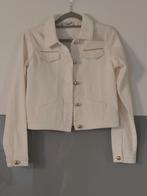 Witte jeansvest maat S in zeer goede staat, Kinderen en Baby's, Kinderkleding | Maat 176, Ophalen, Nieuw, Meisje, Trui of Vest
