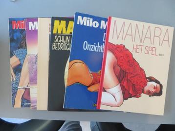 lot de 6 bandes dessinées érotiques légères de Milo Manara, Plusieurs BD, Envoi, Comme neuf