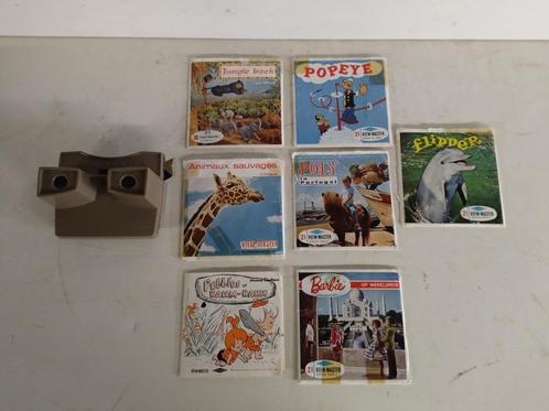 Vintage viewmaster met meerdere oude schijfjes, Antiek en Kunst, Antiek | Speelgoed, Ophalen of Verzenden