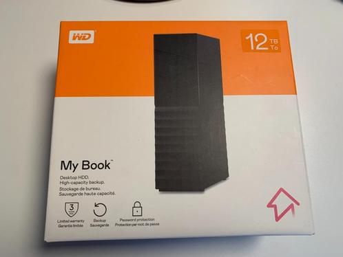 WD BOOK HDD 12 TB nieuw - weg wegens NAS, Computers en Software, Harde schijven, Nieuw, Extern, HDD, NAS, Ophalen of Verzenden