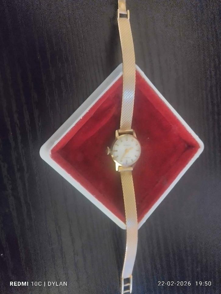 Gouden Vrouwen Horloge 14K, Diversen, Overige Diversen, Gebruikt, Ophalen