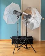 INTERFIT kit studio Flash Photo - 2 x 300 W, TV, Hi-fi & Vidéo, Enlèvement, Utilisé, Lampe ou Kit de flash