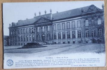 POSTKAART La BELGIQUE HISTORIQUE +-1912: TOURNAI /Hotel de V beschikbaar voor biedingen