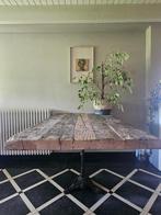 Massief eiken tafelblad, Ophalen, Gebruikt, 100 tot 150 cm, Eikenhout