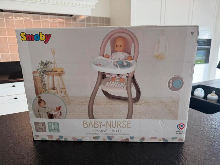 Smoby Baby Nurse Kinderstoel, nieuw in verpakking!, Kinderen en Baby's, Speelgoed | Babyspeelgoed, Nieuw, Ophalen