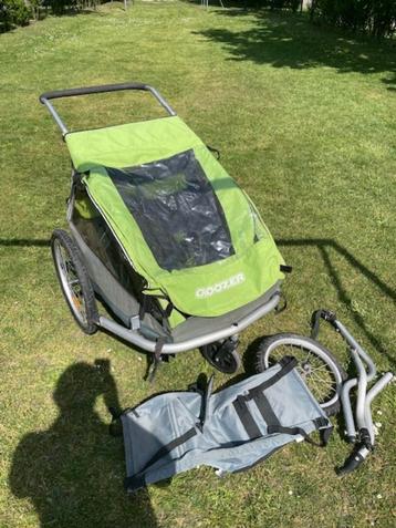 croozer fietskar 2 kinderen, Fietsen en Brommers, Ophalen, Gebruikt, Opvouwbaar, Croozer