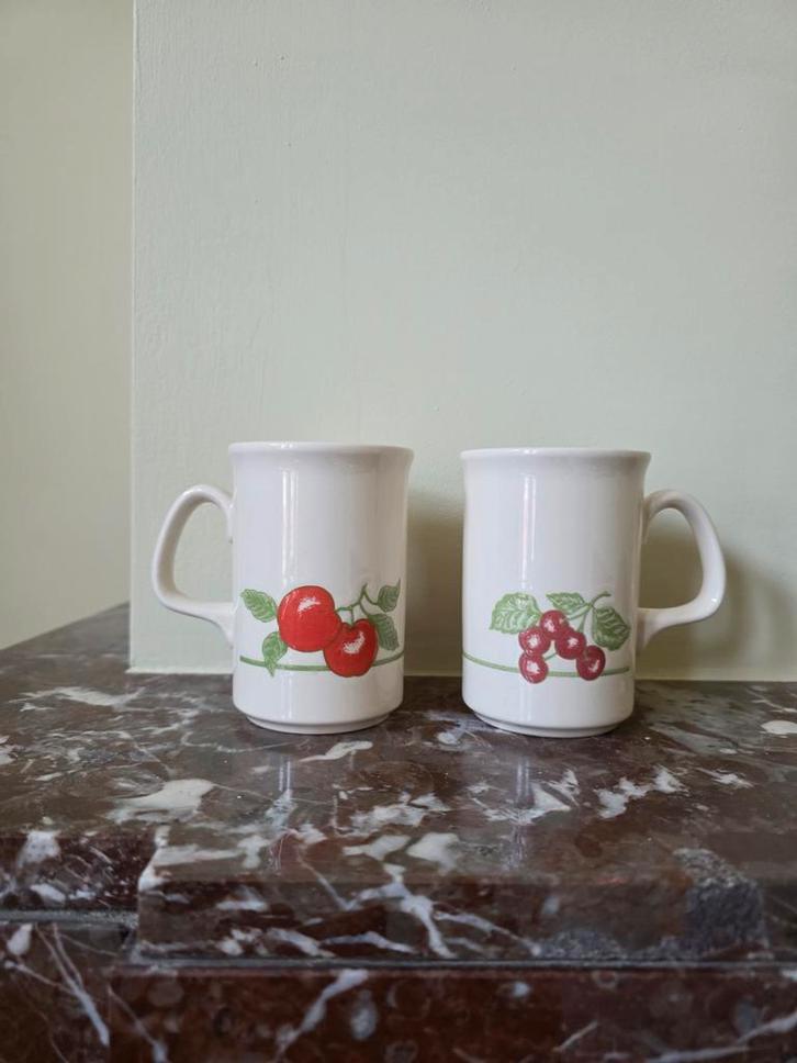 Engelse fruit tassen, Maison & Meubles, Cuisine | Vaisselle, Enlèvement ou Envoi