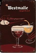 Reclamebord vintage Westmalle - mancave poolhouse nieuw, Verzamelen, Ophalen of Verzenden, Zo goed als nieuw, Reclamebord, Plaat of Schild