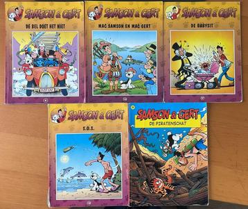 Samson & Gert strips – bundel van 5 albums beschikbaar voor biedingen